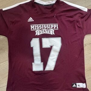 Adidas Mississippi State Maroon Jersey